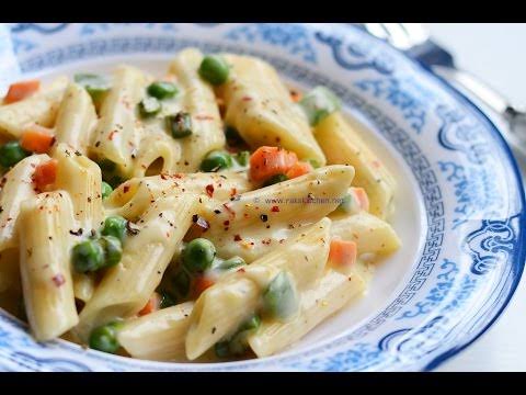 WHITE AND RED SAUCE PASTA RECIPE - Cookin France